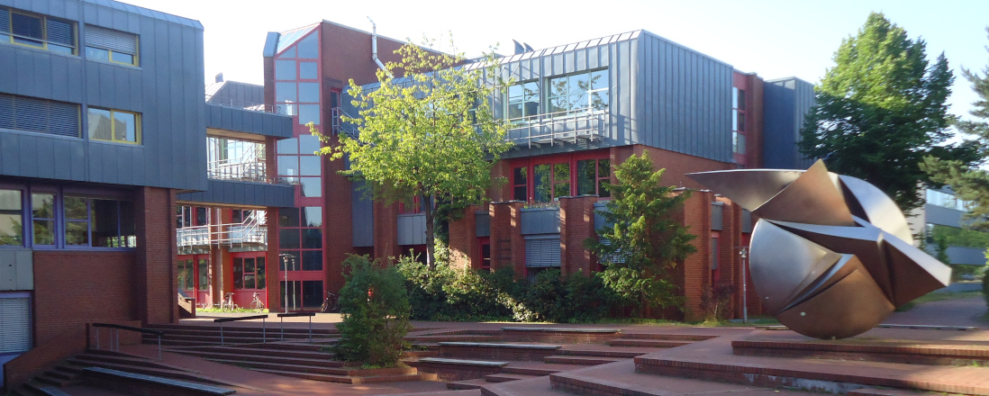 Inner courtyard of the NW 2 building in which the Department of Mathematics is based