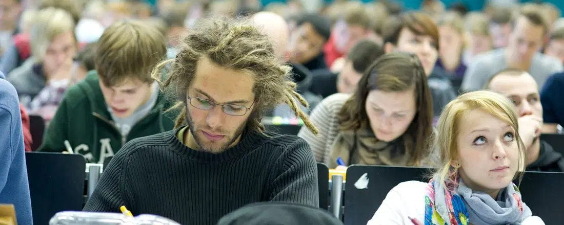 Students in a Lecture Room